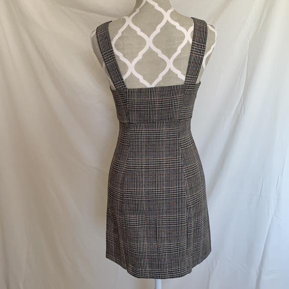 F21 Plaid Zip Dress - Picture 3 of 7